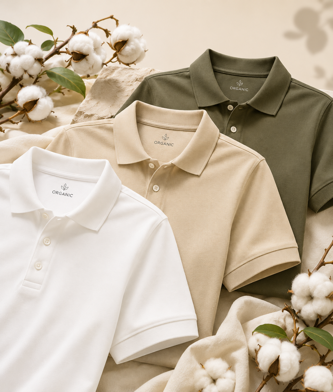 Organic cotton polo shirts manufacturer