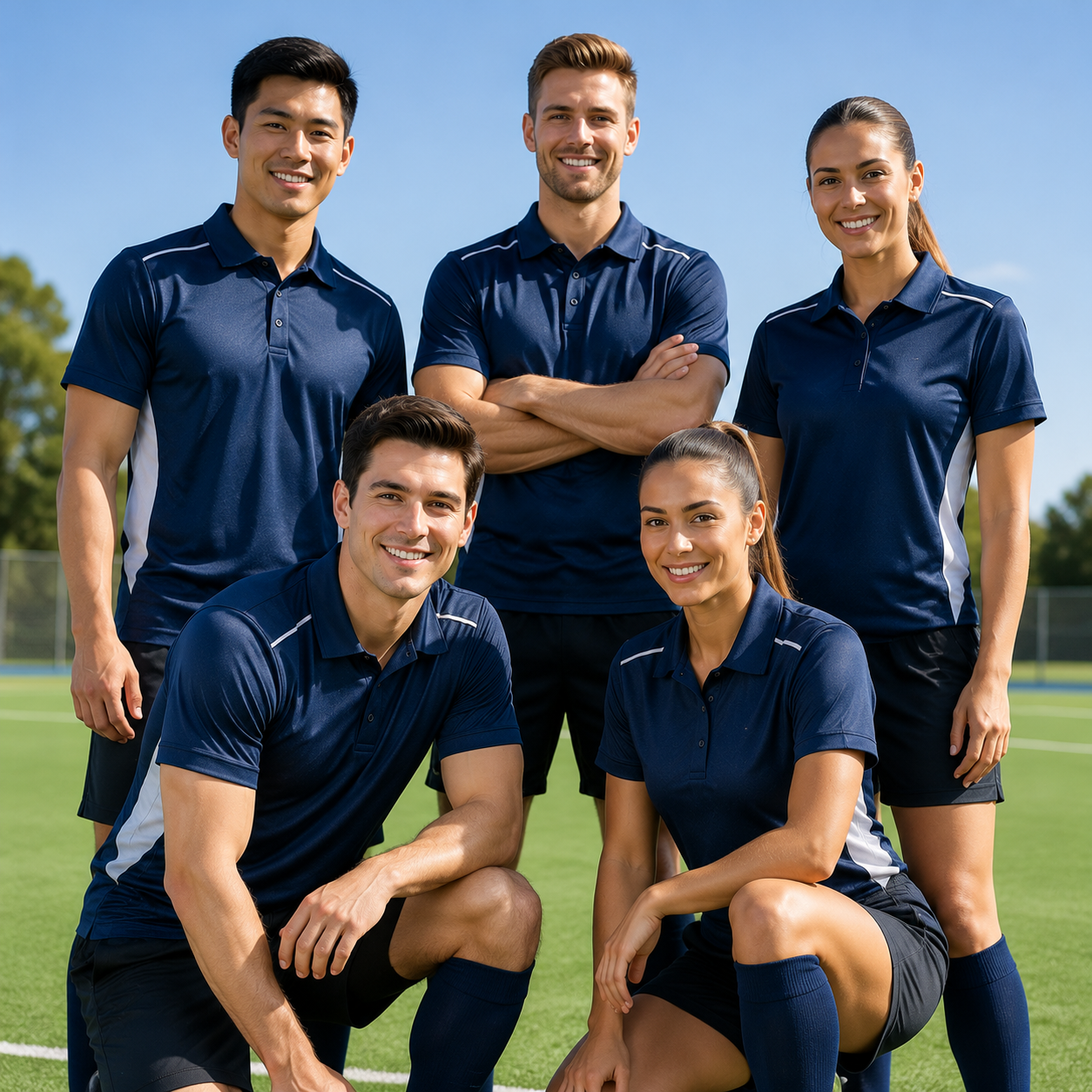 Polyester Polo Shirt Sports Team