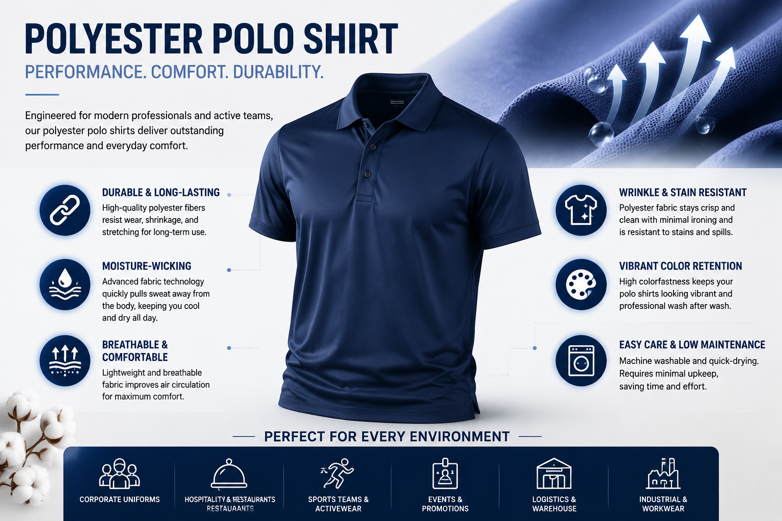 Polyester Polo Shirt