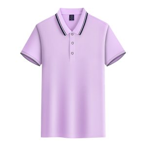 Custom Ice Cotton Tipped Polo Shirts ZJS-2318