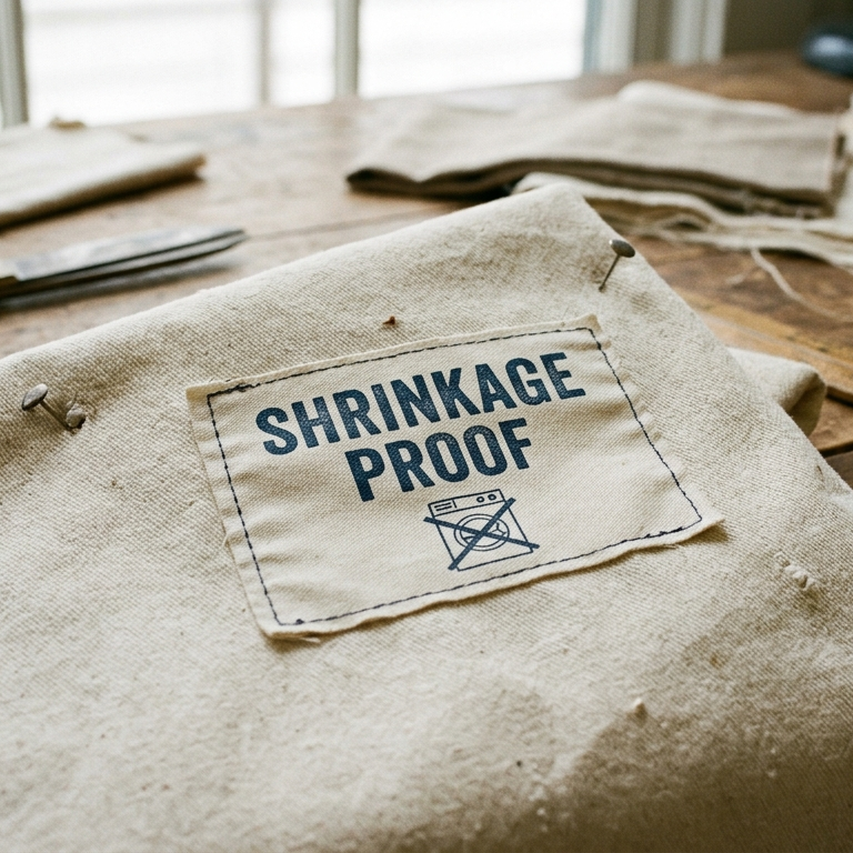 100 Combed Cotton Fabric Pre-shrinkage Test