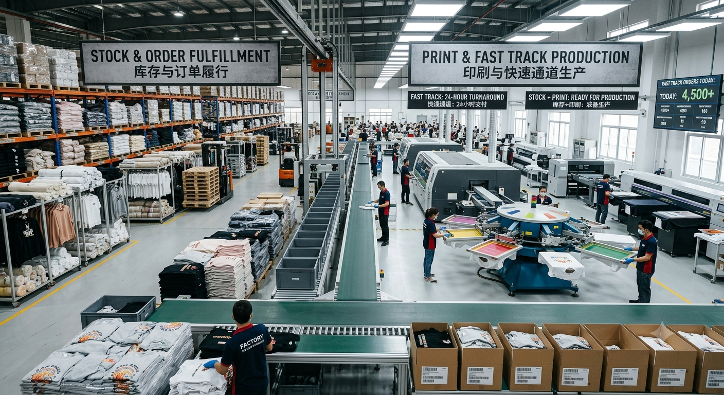 Stock and Print Fast Track Production Mode