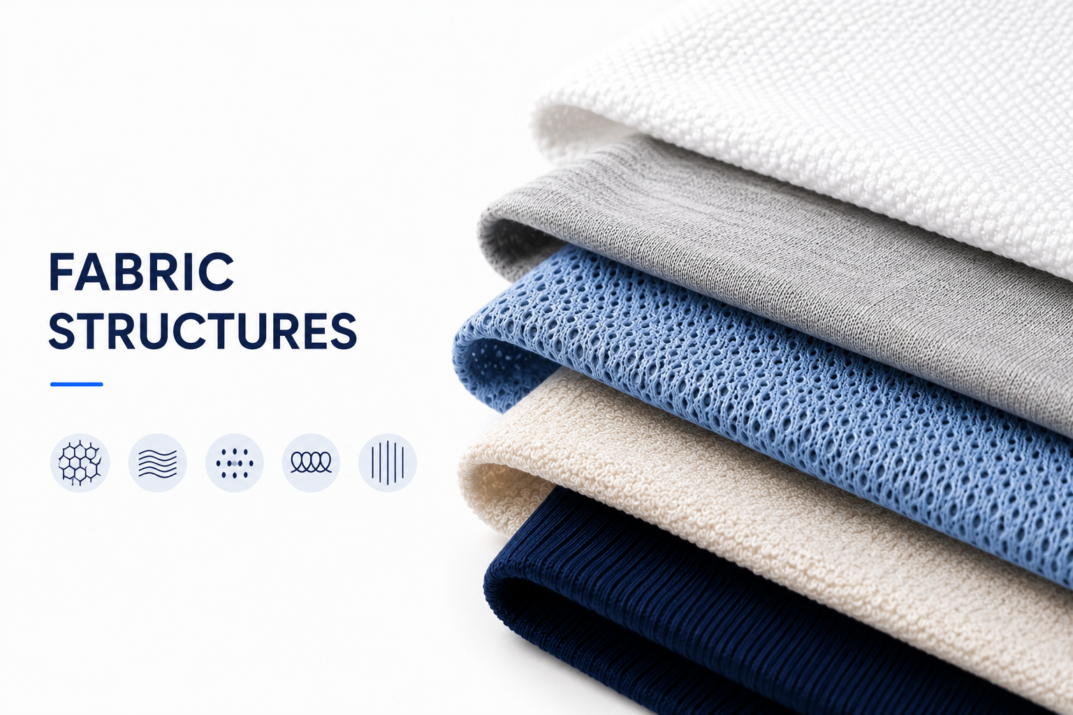 Fabric knit structures