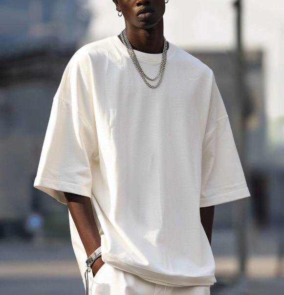 Custom oversized t shirt manufacturer with heavyweight fabric