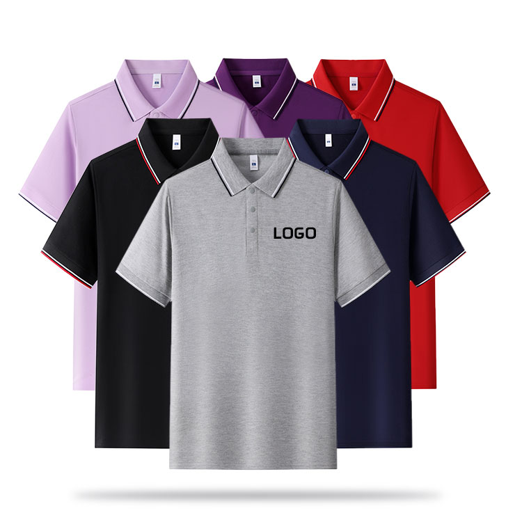 MW-6203 wholesale cotton Sorona polo shirt with contrast tipped collar