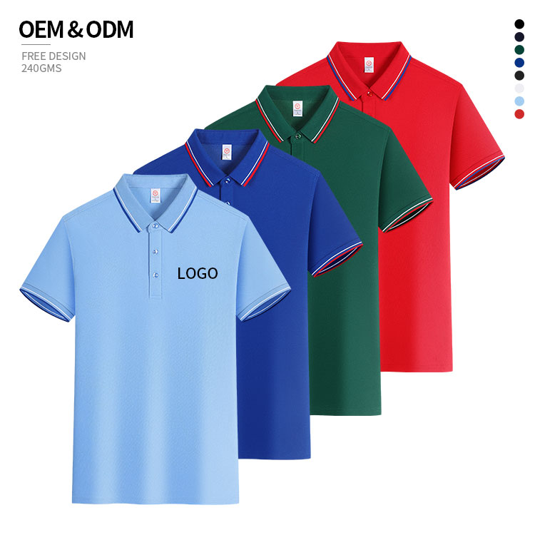 Wholesale Tipped Collar Polo Shirts | GOWDL