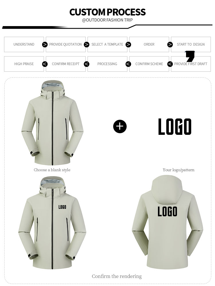Custom logo embroidery heat transfer and printing for SLL-761 jackets