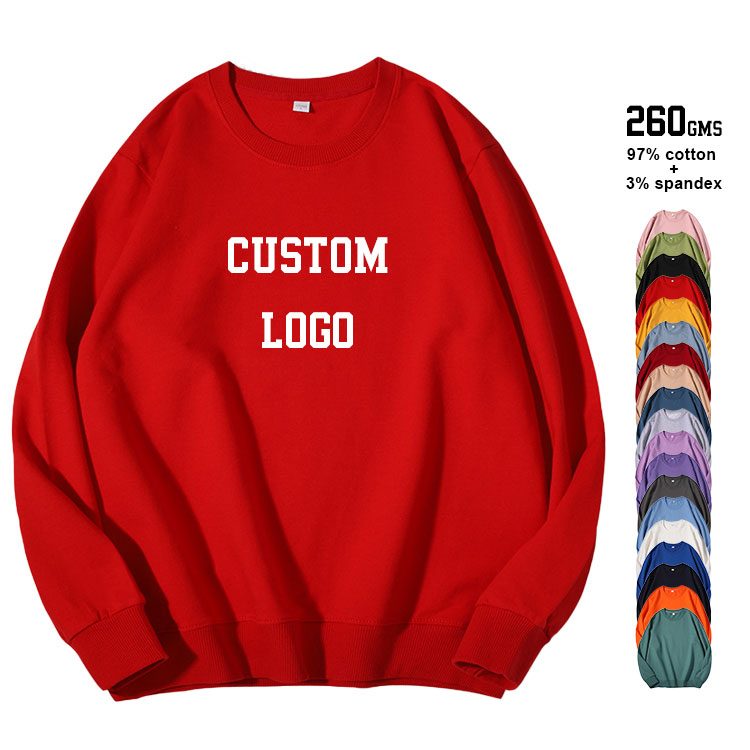 Cotton Spandex Sweatshirts for Streetwear & Clothing Brands