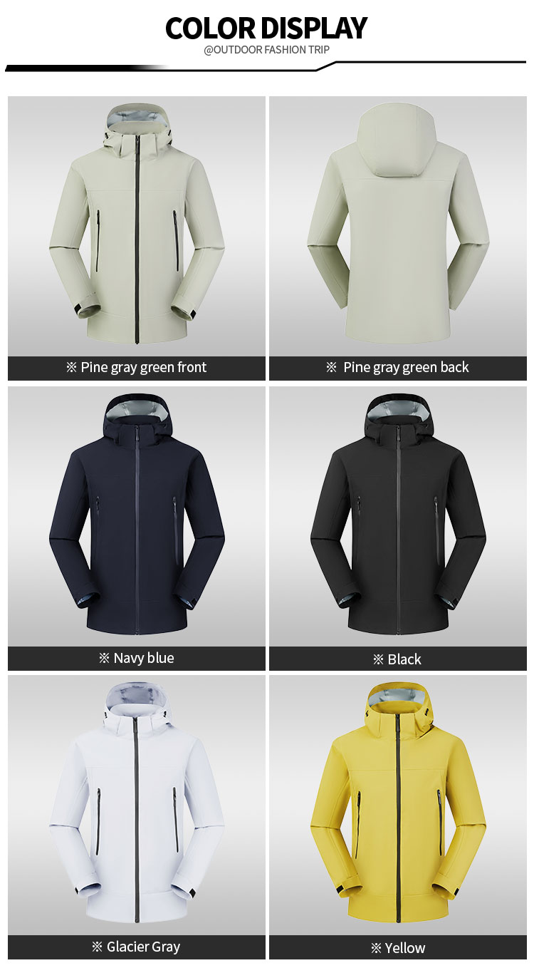 SLL-761 polyester outdoor jacket five color options